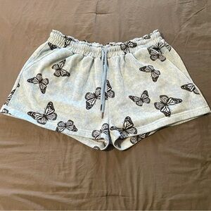 Celebrity pink butterfly shorts sz xl